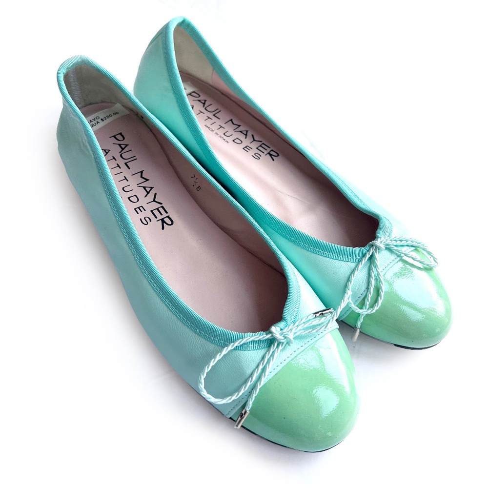 Paul Mayer Attitudes Ballet Flats / Bravo in Aqua NWT